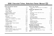 2008 Chevrolet Tahoe Owner's Manual