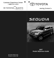 2007 Toyota Sequoia Owners Manual