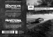 2014 Ford F150 Regular Cab F-150 Raptor Off Road Overview Quick Reference Guide Printing 1