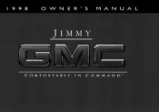 1998 GMC Jimmy Owner's Manual