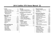 2014 Cadillac XTS Owner Manual