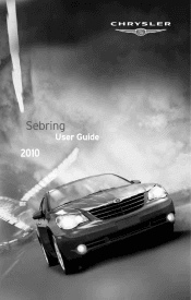 2010 Chrysler Sebring User Guide