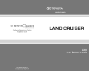 2008 Toyota Land Cruiser Owners Manual