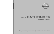2012 Nissan Pathfinder Owner's Manual