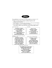 2007 Lincoln MKX Warranty Guide 2nd Printing