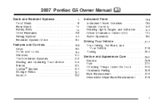 2007 Pontiac G5 Owner's Manual