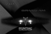 2000 Pontiac Grand Am Owner's Manual