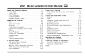 2004 Buick LeSabre Owner's Manual
