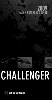 2009 Dodge Challenger Quick Reference Guide