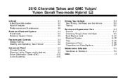 2010 GMC Yukon Owner's Manual