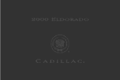 2000 Cadillac Eldorado Owner's Manual