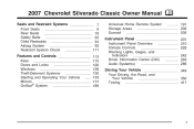 2007 Chevrolet Silverado 2500 Pickup Owner's Manual