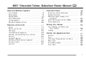 2007 Chevrolet Tahoe Owner's Manual