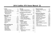 2014 Cadillac ATS Owner Manual