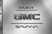 2001 GMC Savana Van Owner's Manual