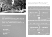 2011 Mercury Grand Marquis Roadside Assistance Card 1st Printing