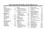 2014 Chevrolet SS Owner Manual