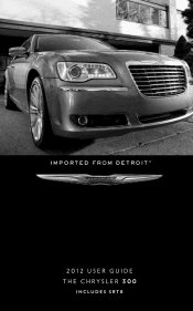 2012 Chrysler 300 User Guide