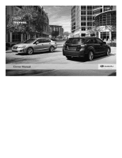 2013 Subaru Impreza Owner's Manual