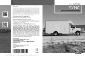 2015 Ford E350 Super Duty Cargo Quick Reference Guide Printing 1