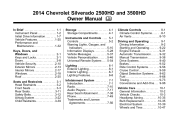 2014 Chevrolet Silverado 2500 HD Regular Cab Owner Manual