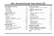 2004 Chevrolet Silverado 1500 Pickup Owner's Manual