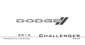 2012 Dodge Challenger Owner Manual SRT8