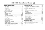 2004 GMC Sierra 1500 Pickup Owner's Manual