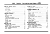 2009 Pontiac Torrent Owner's Manual