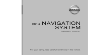 2014 Nissan Murano Navigation System Owner's Manual