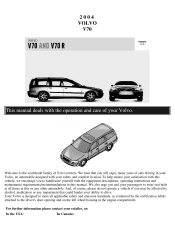 2007 Volvo V70 Owner's Manual