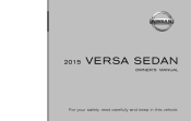 2015 Nissan Versa Owner's Manual