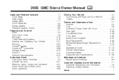 2005 GMC Sierra 1500 Pickup Owner's Manual
