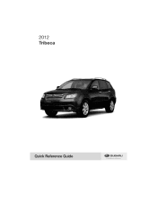 2012 Subaru Tribeca Owner's Manual