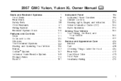 2007 GMC Yukon Owner's Manual