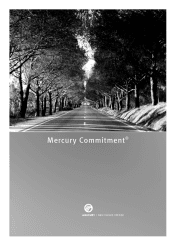 2008 Mercury Mariner Customer Assistance Guide 1st Printing