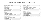 2009 Cadillac XLR-V Owner's Manual