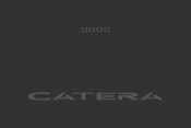 2000 Cadillac Catera Owner's Manual