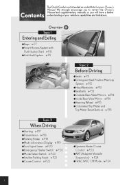 2007 Lexus GS 430 Owners Manual