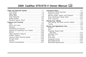 2009 Cadillac STS-V Owner's Manual
