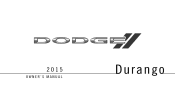 2015 Dodge Durango Owner Manual