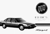 1995 Buick Regal Owner's Manual
