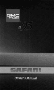 1995 GMC Safari Owner's Manual