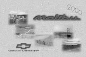 2000 Chevrolet Malibu Owner's Manual