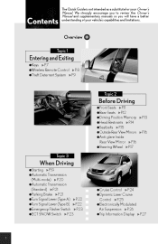 2008 Lexus RX 350 Owners Manual