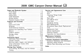 2009 GMC Canyon Regular Cab Owner's Manual