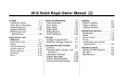 2012 Buick Regal Owner Manual