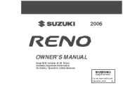 2006 Suzuki Reno Owner's Manual