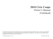 2010 Honda Civic Owner's Manual
