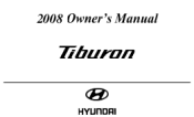 2008 Hyundai Tiburon Owner's Manual